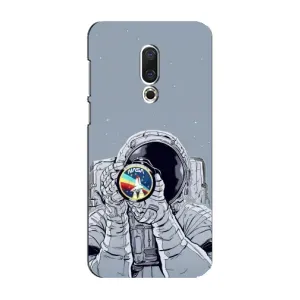 Чохол з принтом «Космонавт фото» для Meizu 16 Plus