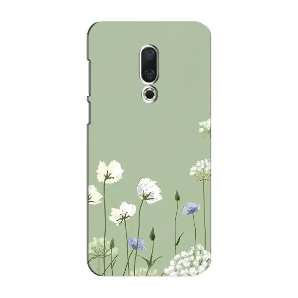 Чохол з принтом «Квіти на зеленому» для Meizu 16 Plus