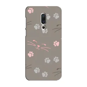 Чохол з принтом «Лапи і вуса» для Meizu 16 Plus