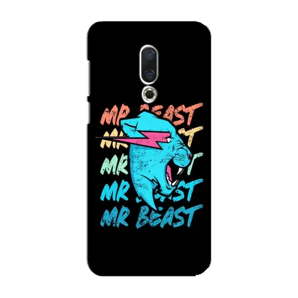 Чохол з принтом «logo Mr beast» для Meizu 16 Plus