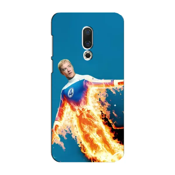 Чохол з принтом «Людина-факел у вогні» для Meizu 16 Plus