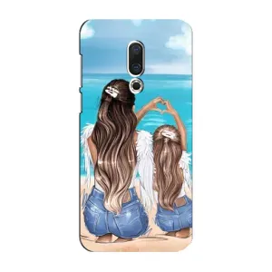 Чохол з друком для Meizu 16 Plus - (Мама з дитинкою) (AlphaPrint)