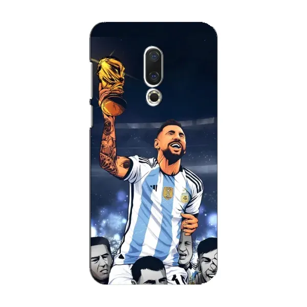 Чохол з принтом «Мессі з кубком» для Meizu 16 Plus Чохол з принтом «Мессі з кубком» для Meizu 16 Plus