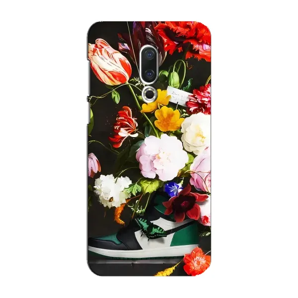 Чохол з принтом «Nike цветы» для Meizu 16 Plus Чохол з принтом «Nike цветы» для Meizu 16 Plus