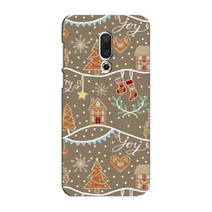 Новорічні, Святкові Чохли для Meizu 16 Plus - 2024 год (Новорічні пряники)