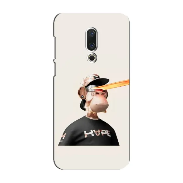Чохол з принтом «мавпа NFT в окулярах» для Meizu 16 Plus Чохол з принтом «мавпа NFT в окулярах» для Meizu 16 Plus