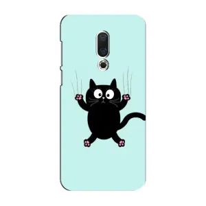Чохол з принтом «Падаючий кіт» для Meizu 16 Plus