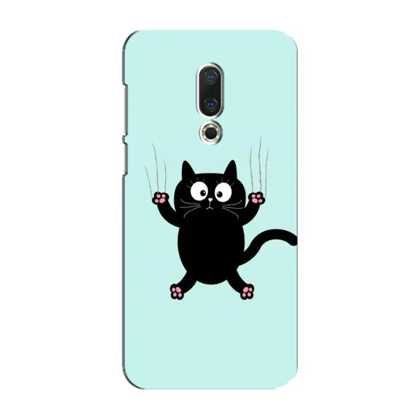 Чохол з принтом «Падаючий кіт» для Meizu 16 Plus