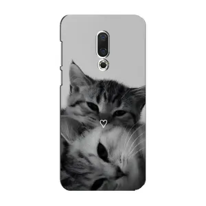Чохол з принтом «Пара котів» для Meizu 16 Plus