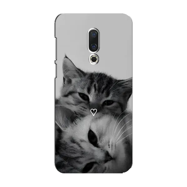 Чохол з принтом «Пара котів» для Meizu 16 Plus