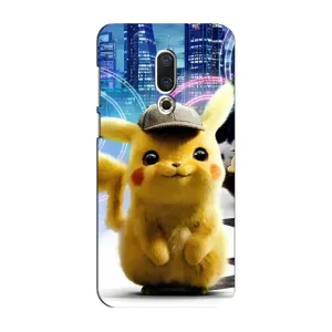 Чохол з принтом «Пікачу в місті» для Meizu 16 Plus