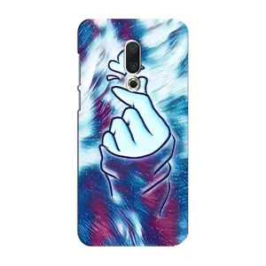 Чохол з принтом «Радужне серце» для Meizu 16 Plus