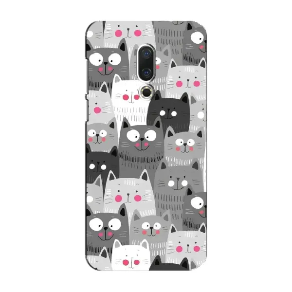 Чохол з принтом «Мальовані котики» для Meizu 16 Plus Чохол з принтом «Мальовані котики» для Meizu 16 Plus