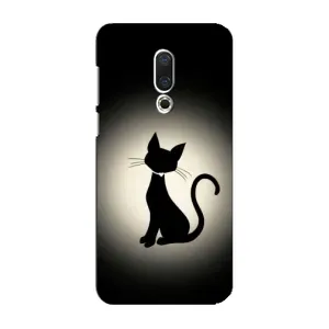 Чохол з принтом «Силует котика» для Meizu 16 Plus