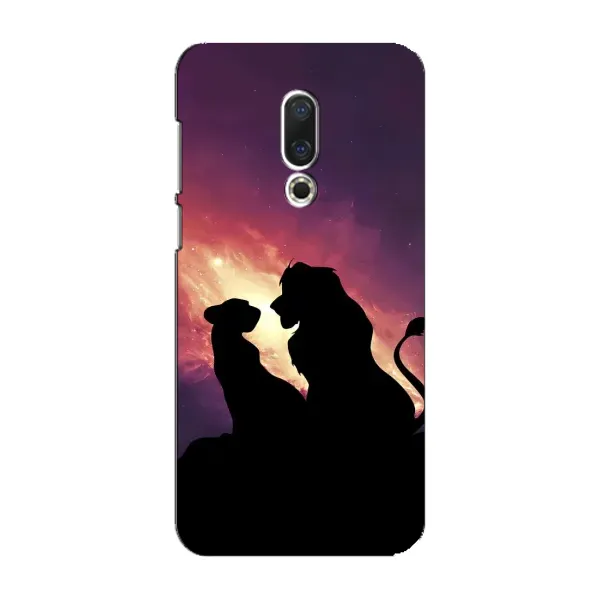 Чехол с принтом «Силуэт Симба и Налу» для Meizu 16 Plus