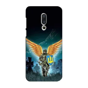 Чехлы с картинкой ЗСУ для Meizu 16 Plus (AlphaPrint) (Солдат ЗСУ)