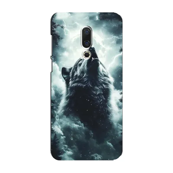 Чохол з принтом «Вовк у хмарах» для Meizu 16 Plus