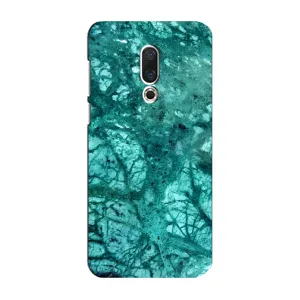 Мраморний чехол на Meizu 16 Plus (VPrint) (Зелений мрамор)