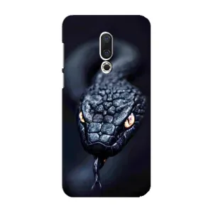 Чохол з картинкою 'Хижаки' для Meizu 16 Plus (Чорна змія)