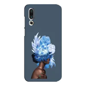 Чехлы (ART) Цветы на Meizu 16s (VPrint) (Цветы на голове)