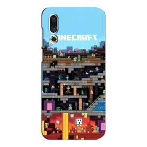 Чехол с принтом «фон Minecraft» для Meizu 16s