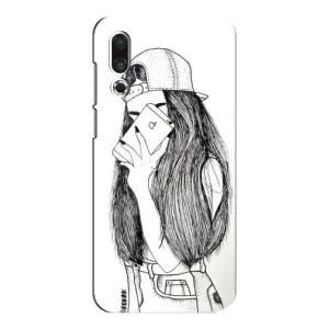 Чехол с принтом «Фото девочки» для Meizu 16s