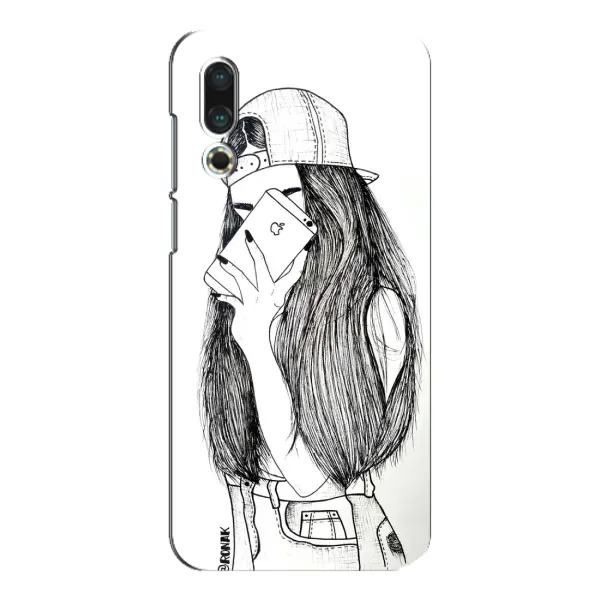 Чехол с принтом «Фото девочки» для Meizu 16s