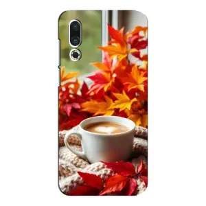 Чехол с уникальным дизайном «Осень с кофе» для Meizu 16s