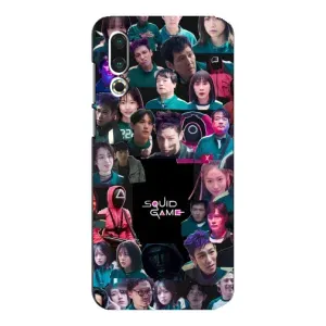 Чехол Гра в кальмара для Meizu 16s (Коллаж Игра кальмара)
