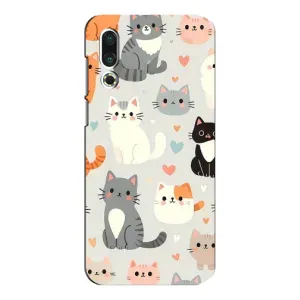 Чохол з принтом «Колаж котів» для Meizu 16s