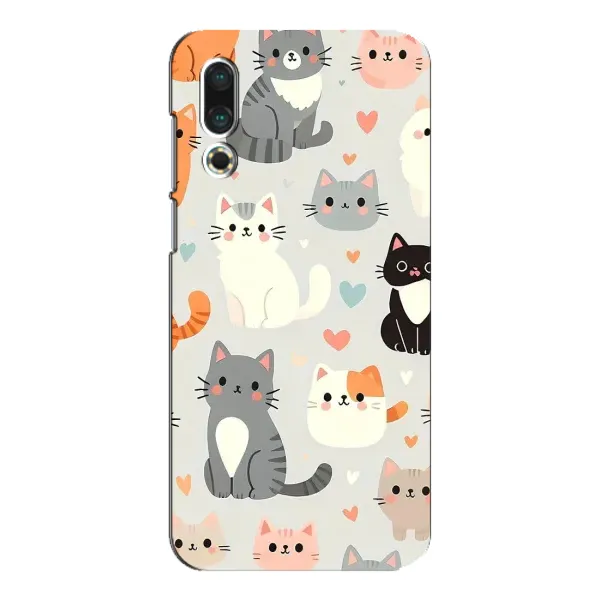 Чохол з принтом «Колаж котів» для Meizu 16s Чохол з принтом «Колаж котів» для Meizu 16s