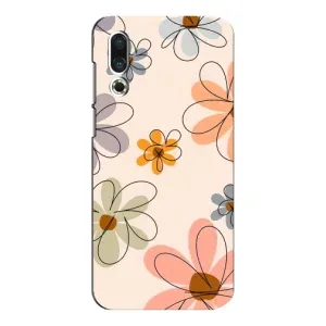 Чехол с принтом «Разноцветные цветы» для Meizu 16s