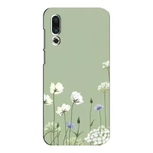 Чехол с принтом «Цветы на зеленом» для Meizu 16s