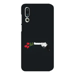 Чехлы (ART) Цветы на Meizu 16s (VPrint) (Неожиданные цветы)