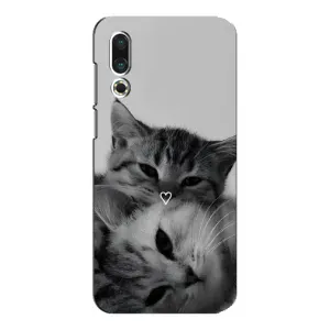 Чохол з принтом «Пара котів» для Meizu 16s