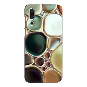 Мраморний чехол на Meizu 16s (VPrint) (Радужний Мрамор)