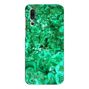 Мраморний чехол на Meizu 16s (VPrint) (Салатовий Мрамор)