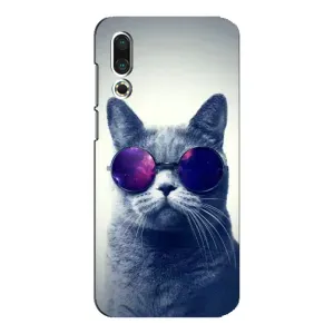 Чехол с принтом «Стильный кот» для Meizu 16s