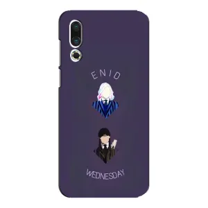 Чехлы Венсдей на Meizu 16s Уэнсдей (AlphaPrint) (Уэнздей и подруга)