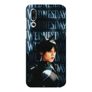 Чехлы Венсдей на Meizu 16s Уэнсдей (AlphaPrint) (Уэнздей кошка)