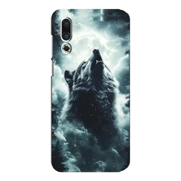 Чехол с принтом «Волк в облаках» для Meizu 16s