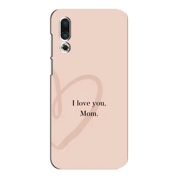 Чехол с принтом «Сердце маме» для Meizu 16s