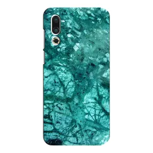 Мраморний чехол на Meizu 16s (VPrint) (Зелений мрамор)