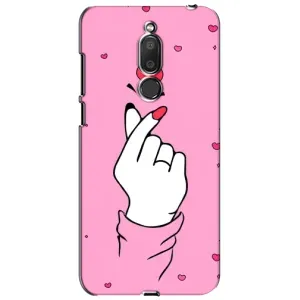 Чохол з принтом для Meizu M6T, Meilan 6T (AlphaPrint - Знак сердечка)