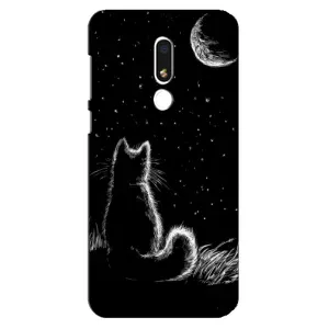 Чохол з принтом для Meizu M8 Lite (AlphaPrint) Модні коти