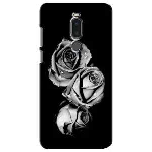 Чохол з принтом «Чорна троянда» для Meizu Note 8