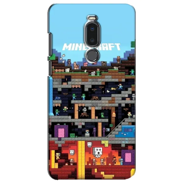 Чохол з принтом «фон Minecraft» для Meizu Note 8