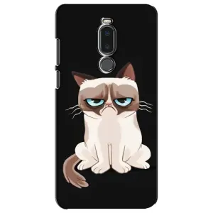 Чохол з принтом для Meizu Note 8 (AlphaPrint) Модні коти (Сумний кіт)