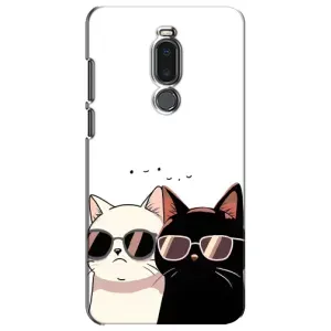 Чохол з малюнком кіт на Meizu Note 8 (Коти в окулярах)