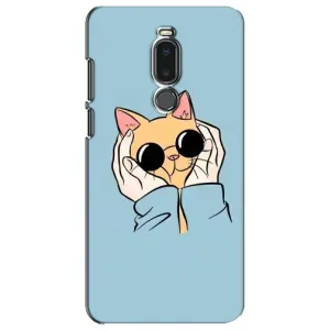 Чохол на Мейзу Ноут 8 з Котиками (VPrint) (Котик в окулярах)